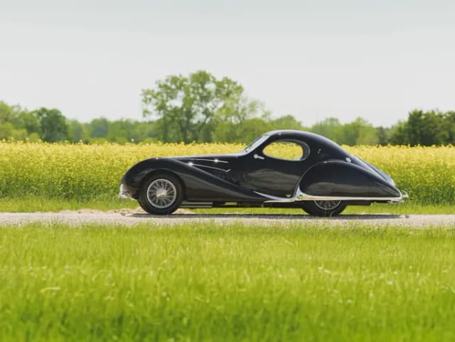 1938 Talbot-Lago T150-C SS Teardrop Coupe by Figoni et Falaschi