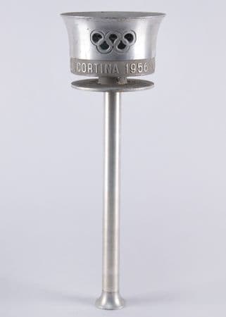 Cortina 1956 Winter Olympics Torch