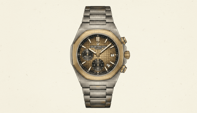 Girard-Perregaux Laureato Fifty Rose-Gold Dial Reviewed by Fratello Watches
