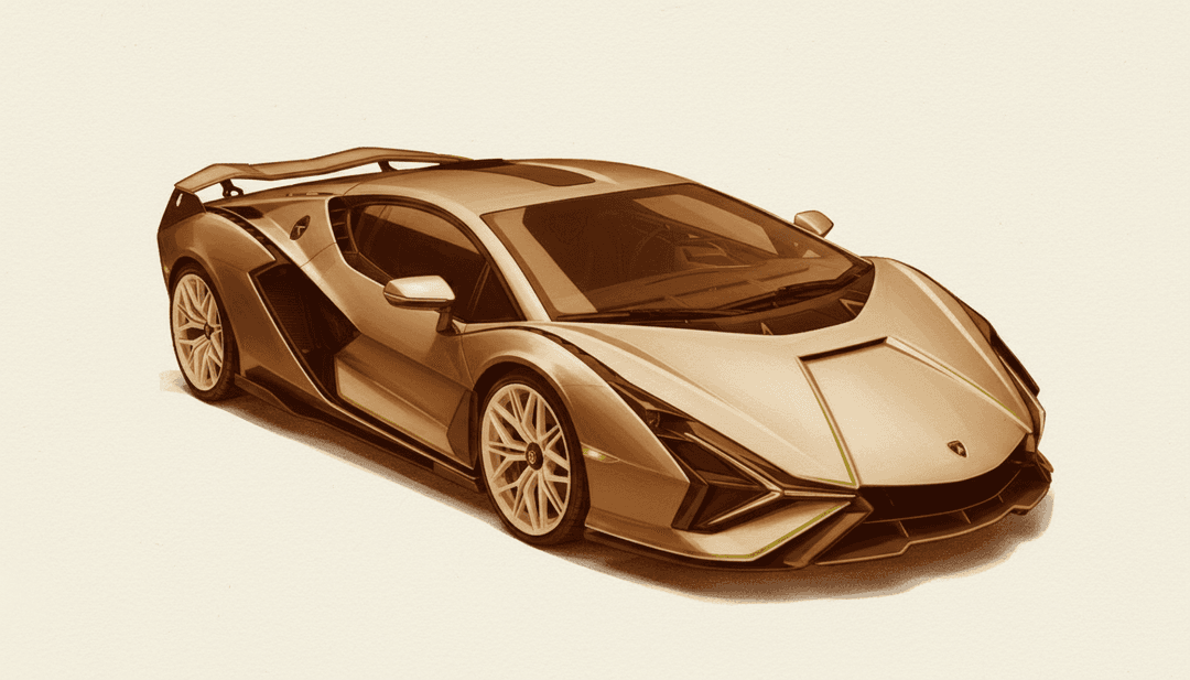Hybrid Lamborghini Sían Auction Tests Collector Demand for Modern Supercars